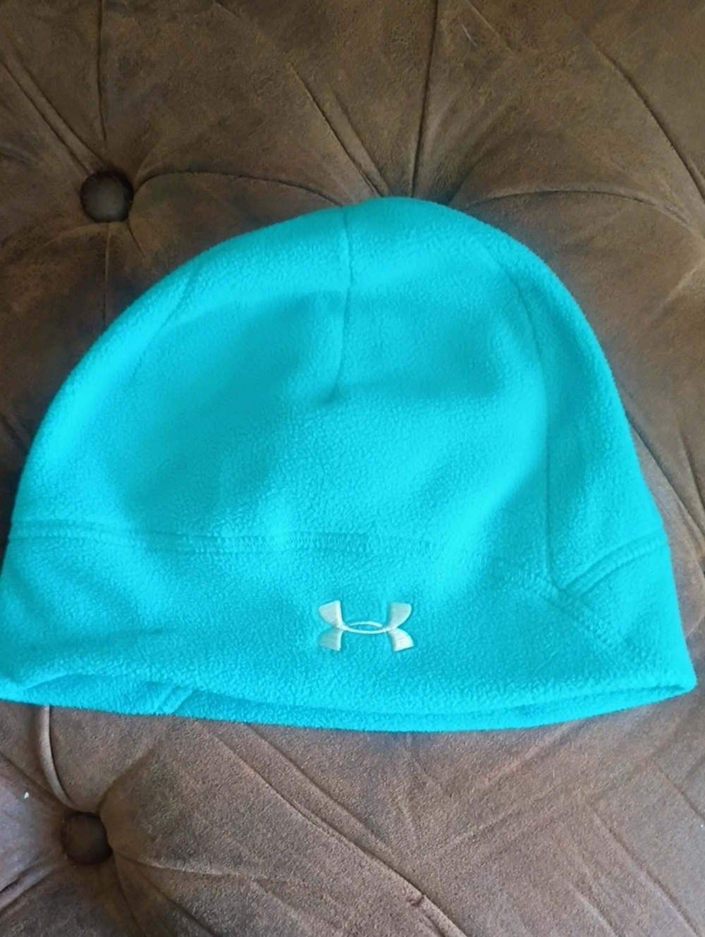 Under Armour Aqua Fleece Hat with Silver Logo